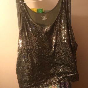 3/$20 Sparkly sequin tank